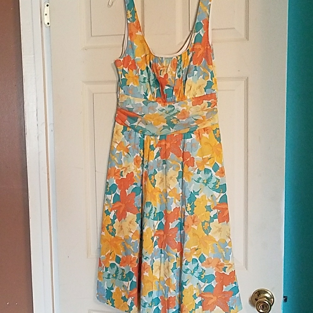 Floral print dress
